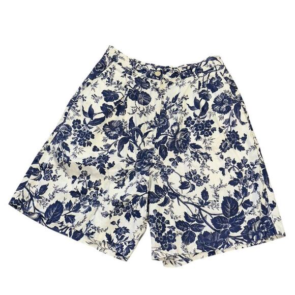 Lauren Ralph Lauren 100% Linen Flowy Floral Shorts Women’s 4 Cottage Prarie 90's - Picture 3 of 10